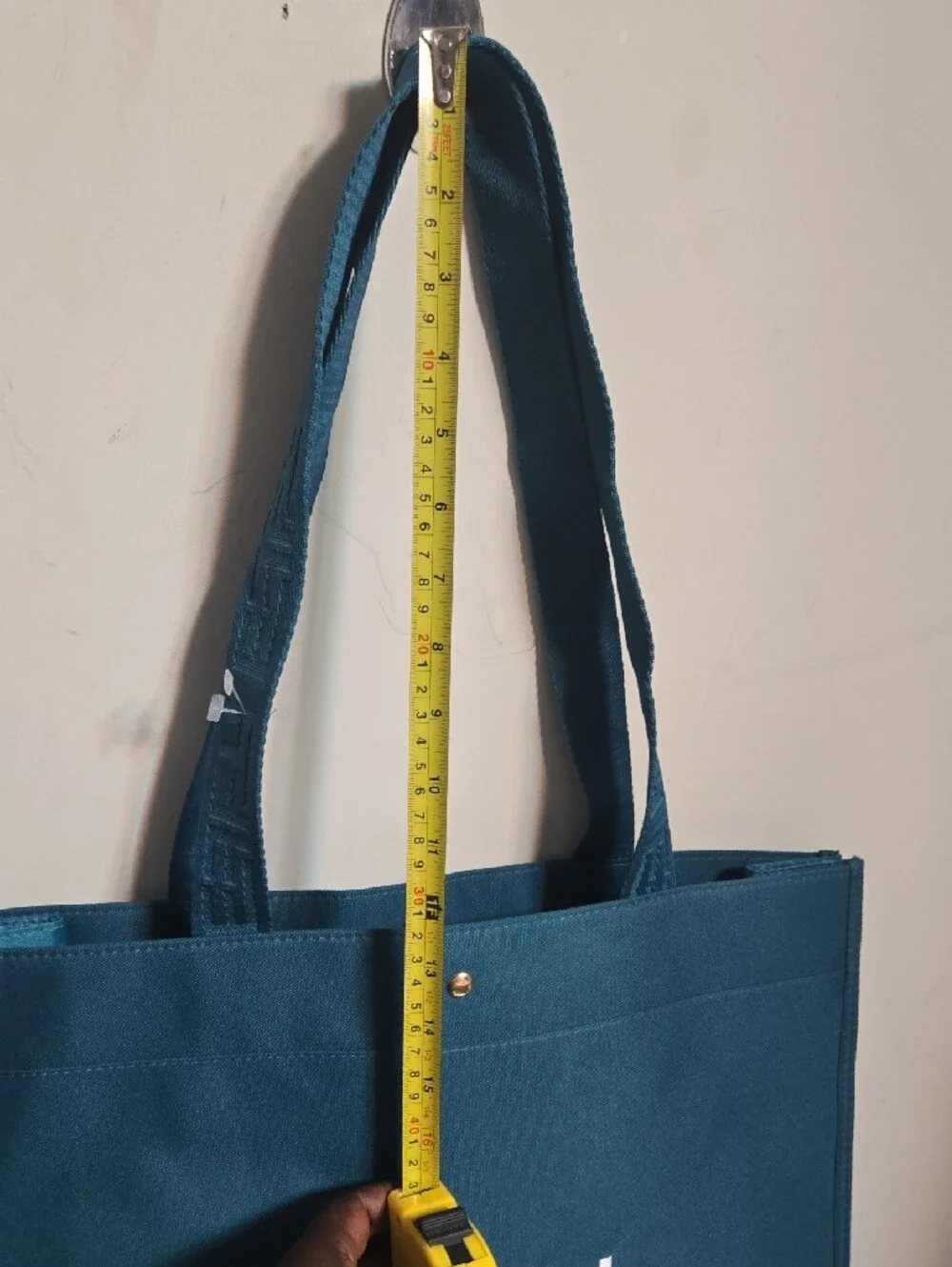 Effy Teal Logo Messenger Tote Bag